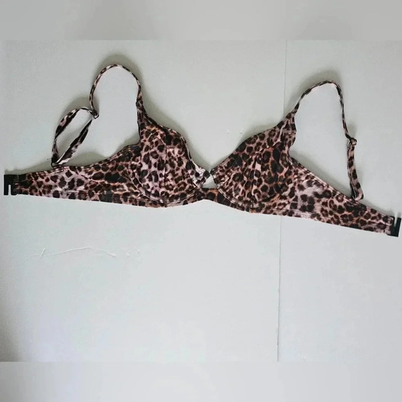 Cheetah Print Underwire Bikini Top - Picture 3 of 3